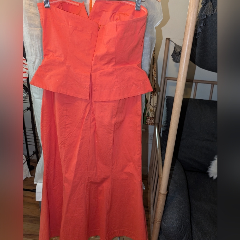 NWT Anthropologie Maeve Strapless Corset Fit & Flare Midi Dress NWT Size 8 - Picture 12 of 12